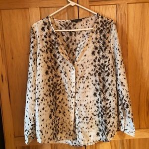 Leopard print blouse